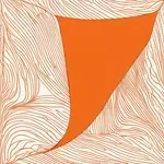 burnt orange pocket square image